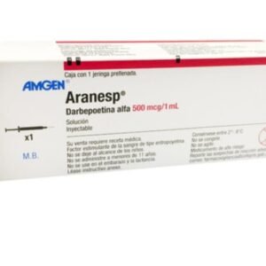 Aranesp 500 mcg solucion inyectable - Darbepoetina Alfa