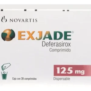 Exjade 125 mg con 28 comprimidos - Deferasirox