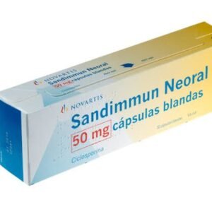 Sandimmun Neoral 50 mg con 50 capsulas - Ciclosporina