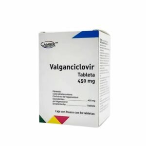 Valganciclovir 450 mg con 60 tabletas
