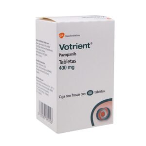 Votrient 400 mg con 60 tabletas - Pazopanib 400 mg con 60 tabletas