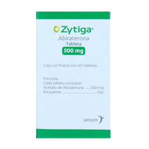 Zytiga 500 mg con 60 tabletas - Abiraterona