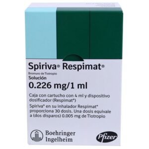 Spiriva 4 ml y dispositivo dosificador Respimat