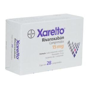 Xarelto 15 mg 28 tabletas
